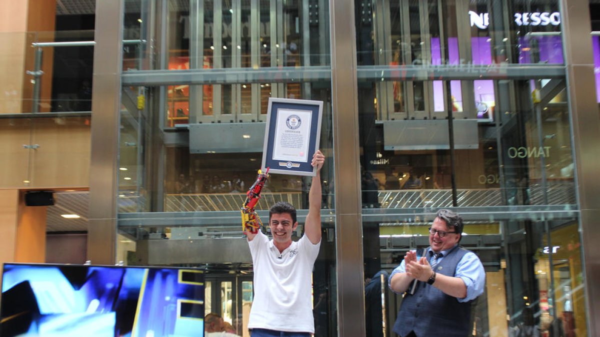 Rècord Guinness per la pròtesi de David Aguilar