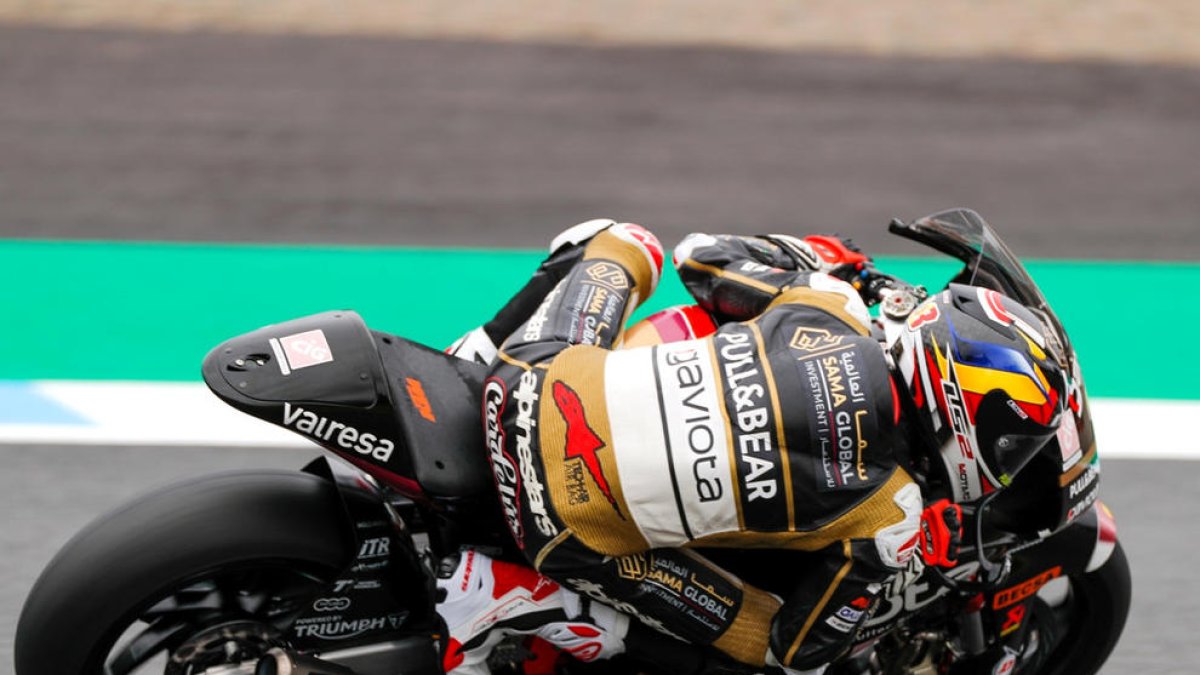 Xavi Cardelús acaba últim als primers lliures a Motegui