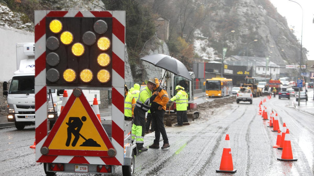 L'accés sud a Sant Julià tornarà a tenir dos carrils de circulació