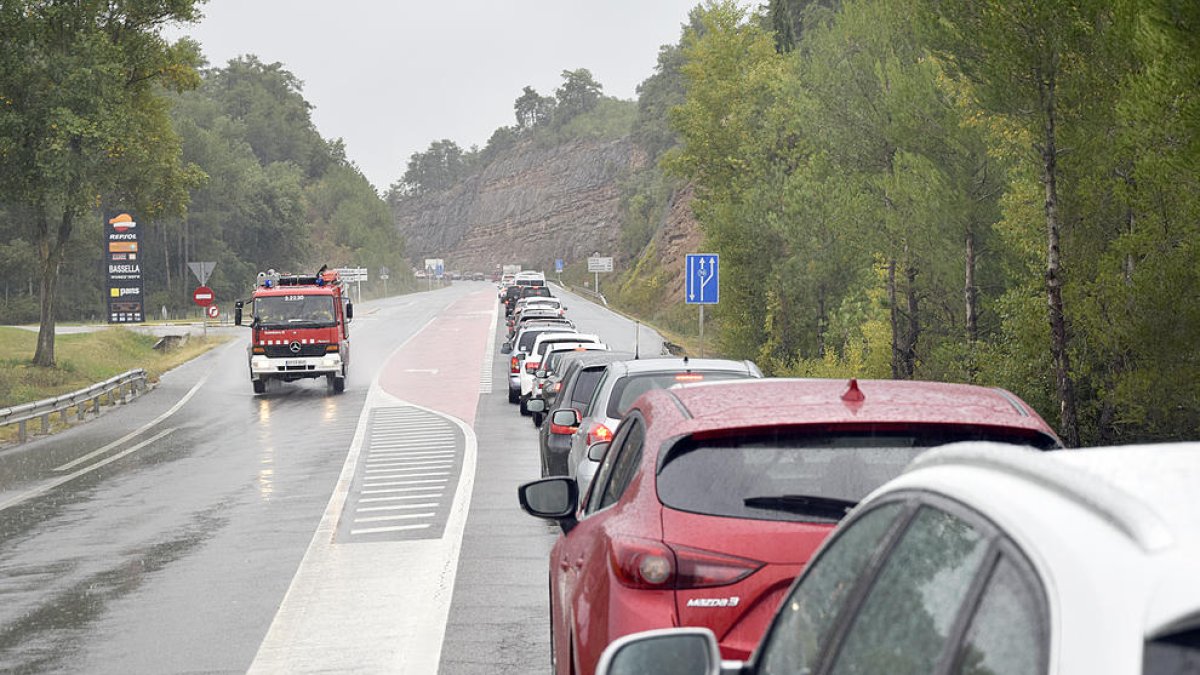 Detinguda per donar positiu al control d'alcoholèmia