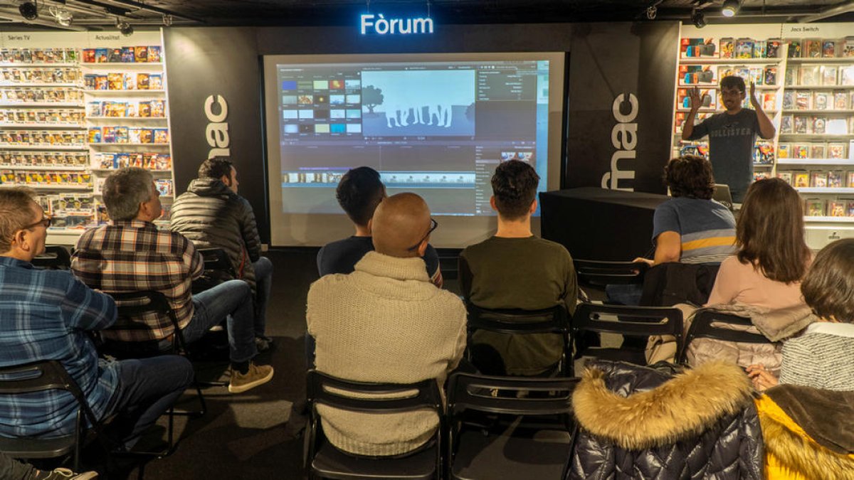'Master class' sobre Final Cut Pro, amb 20 assistents