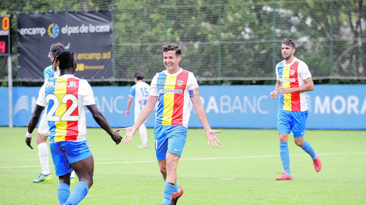 Bover, baixa a l'FC Andorra per una fractura de costella