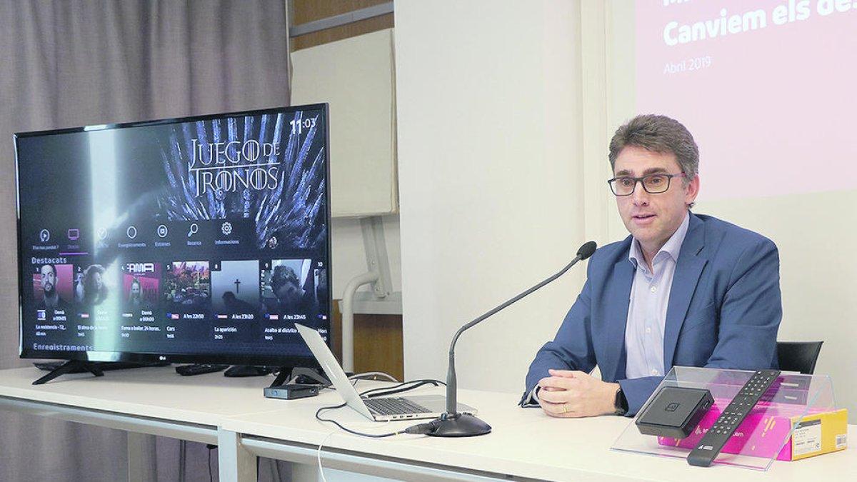 L'app d'Andorra Telecom ja es pot enllaçar amb el nou descodificador de la televisió