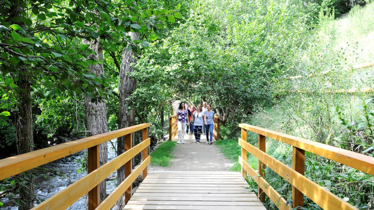 Completada l'adequació del camí ral d'Ordino amb un nou tram de 650 metres