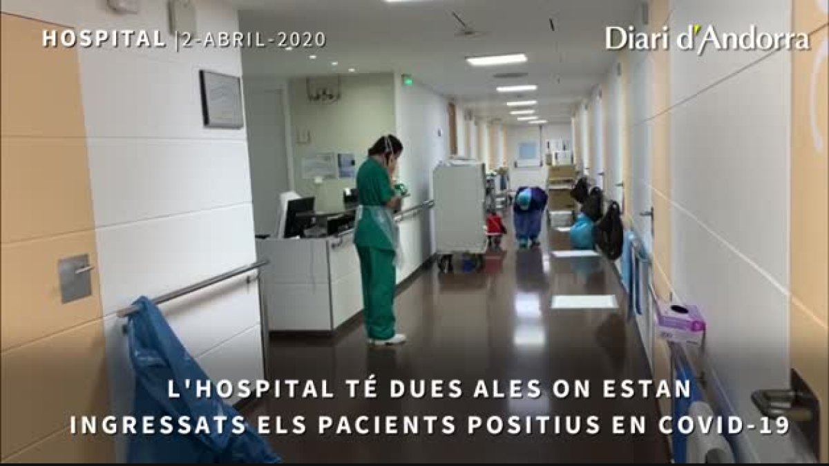 Es destinen dues ales de l'hospital per tractar els afectats per la Covid-19