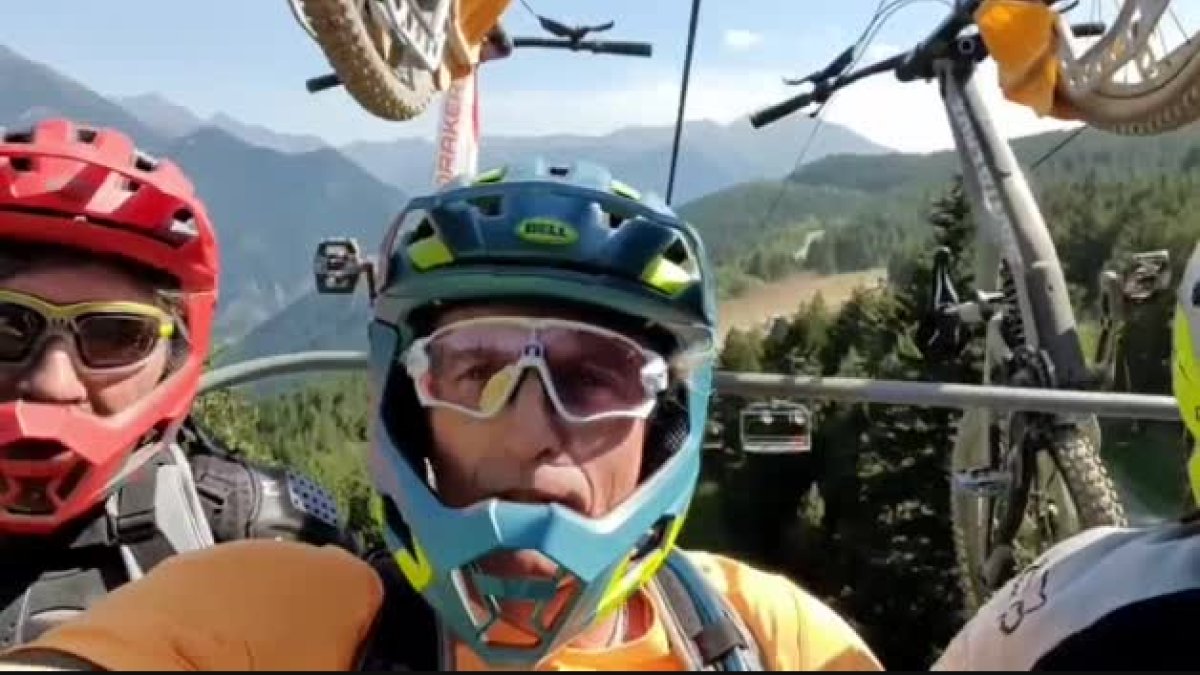 Jesús Calleja fa BTT a Pal