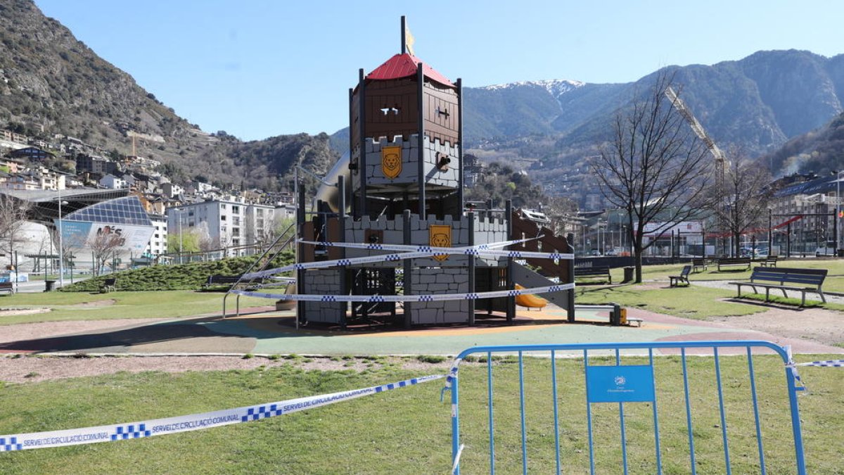 Parc Infantil d'Escaldes tancat