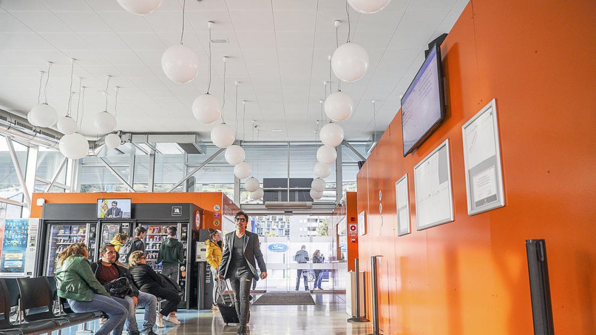 Un 'food truck' a l'estació