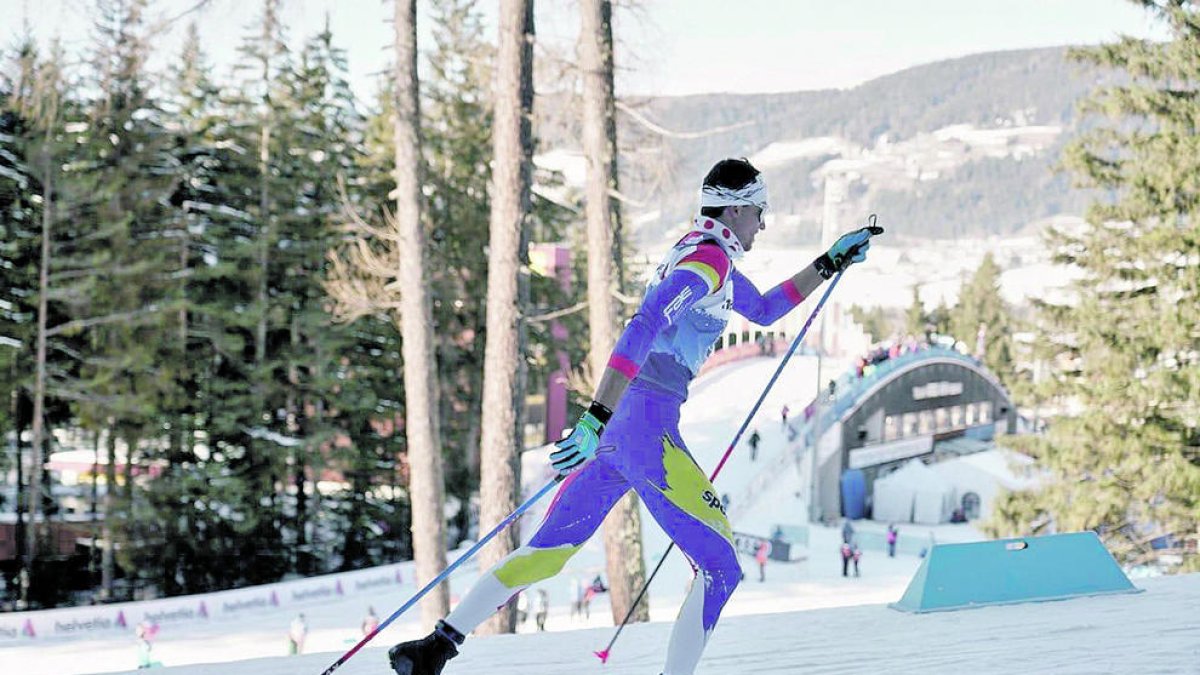 Irineu Esteve surt de Toblach amb la 37a posició general