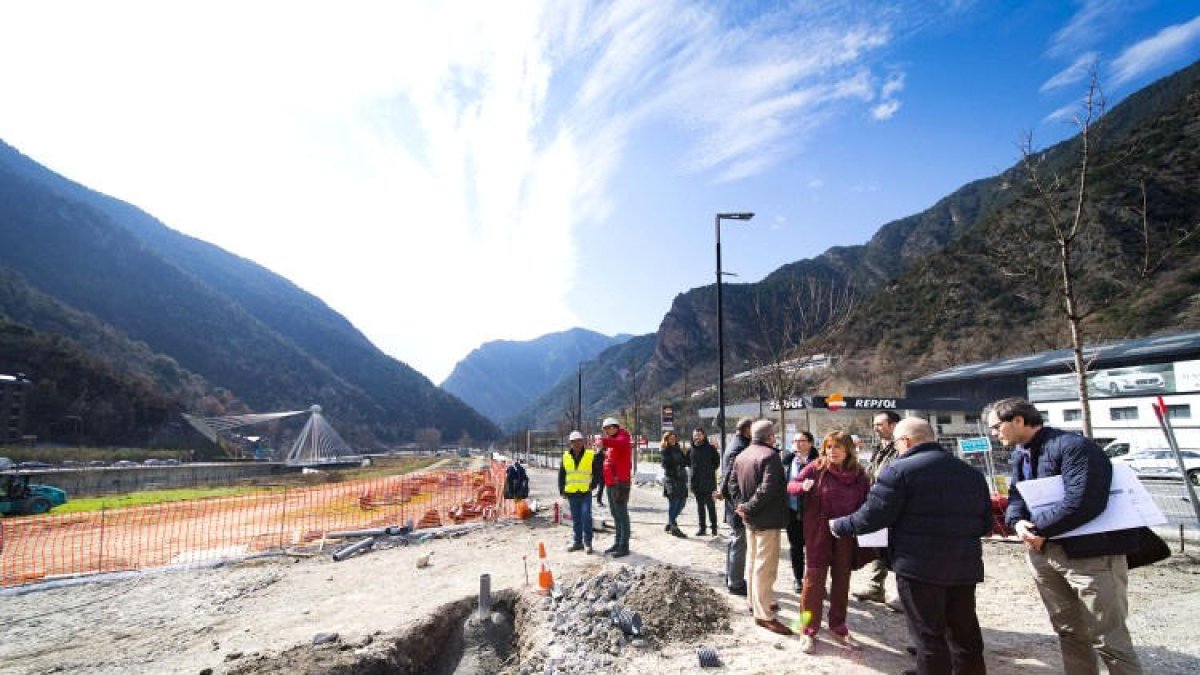 L'arc de leds de la rotonda de la Margineda estarà llest a l'estiu