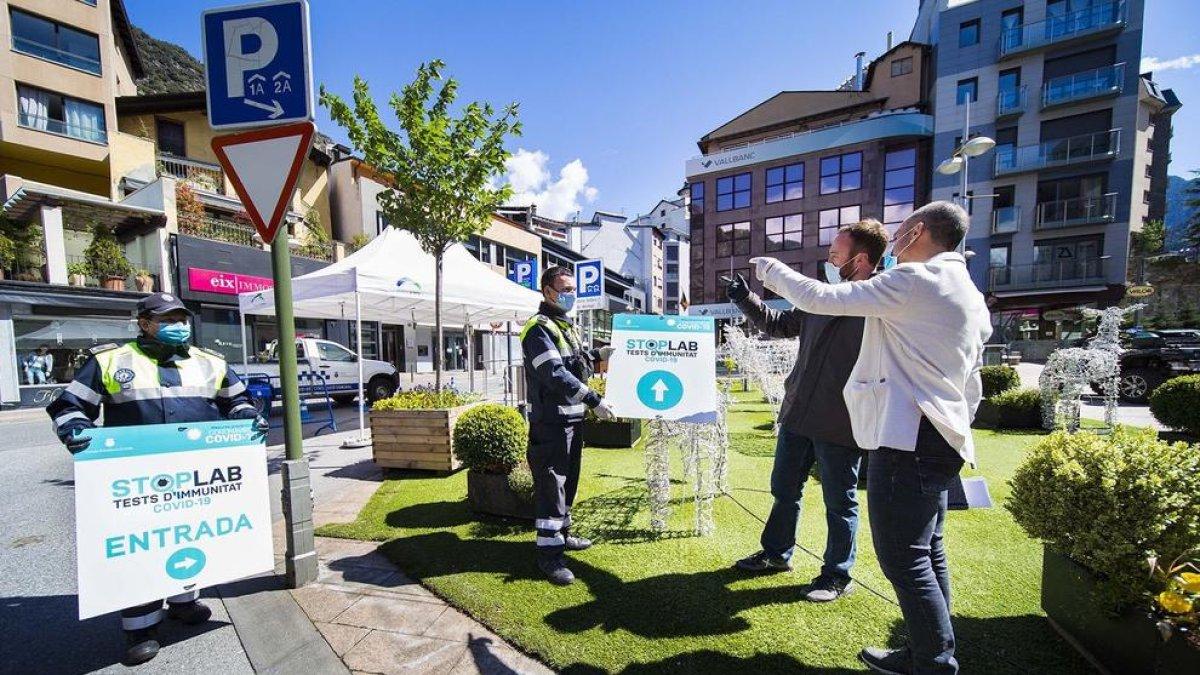 Tancada la circulació a l'avinguda Príncep Benlloch pels tests