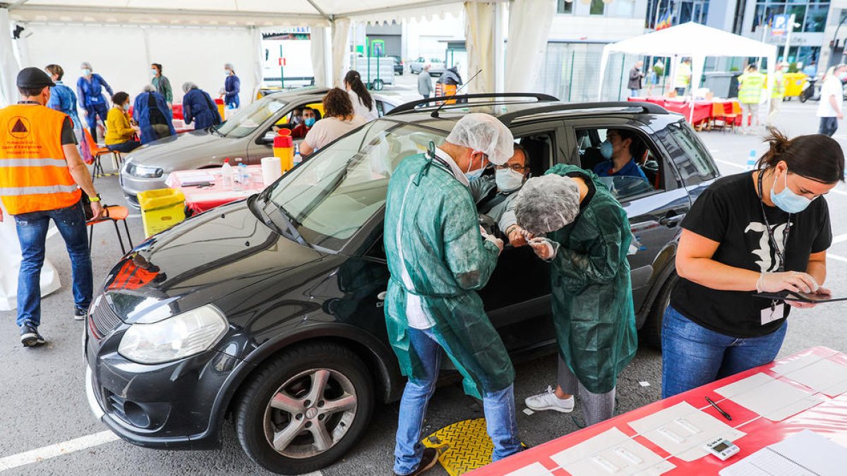 Un 8,3% dels tests donen positiu en anticossos