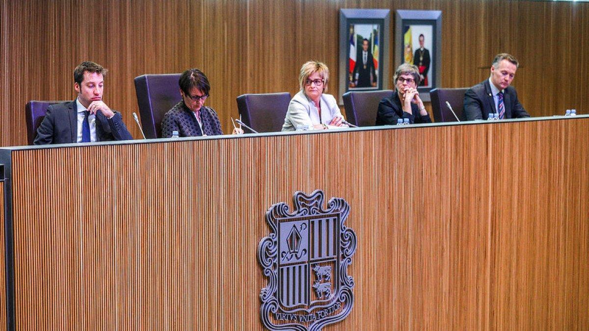 La subsíndica 'renya' Montaner per les preguntes de la sessió de control