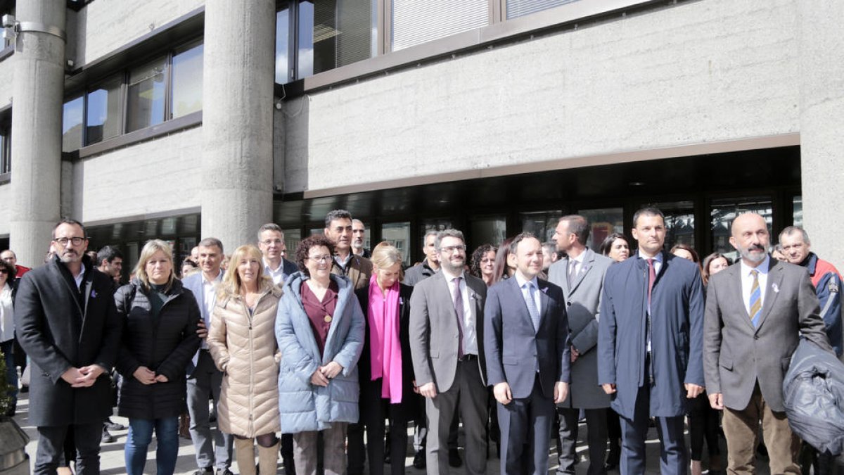 Concentració a Govern pel Dia de la Dona