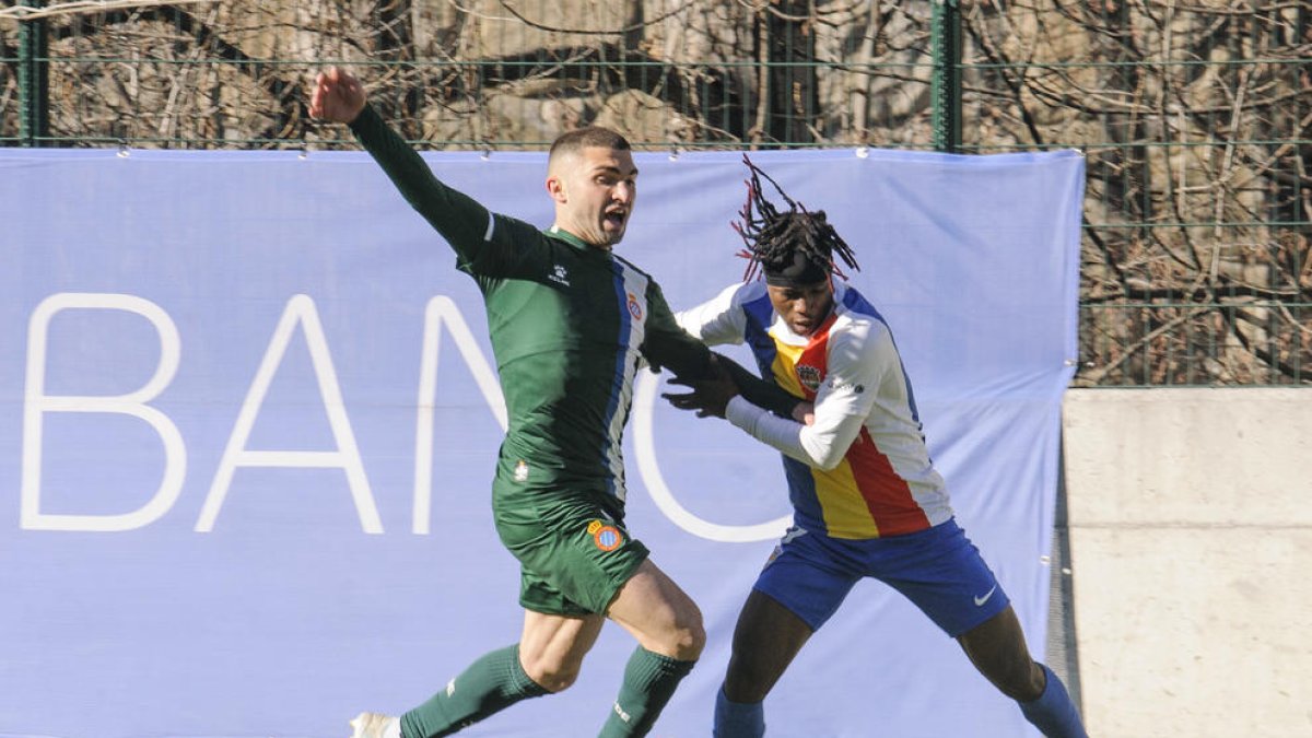 L'FC Andorra cau contra l'Espanyol B (0-3)