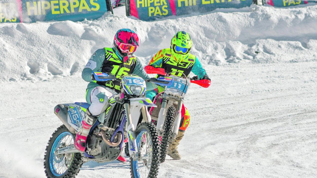 Cristian España, molt satisfet pel triomf a la primera jornada dels Ice Gladiators