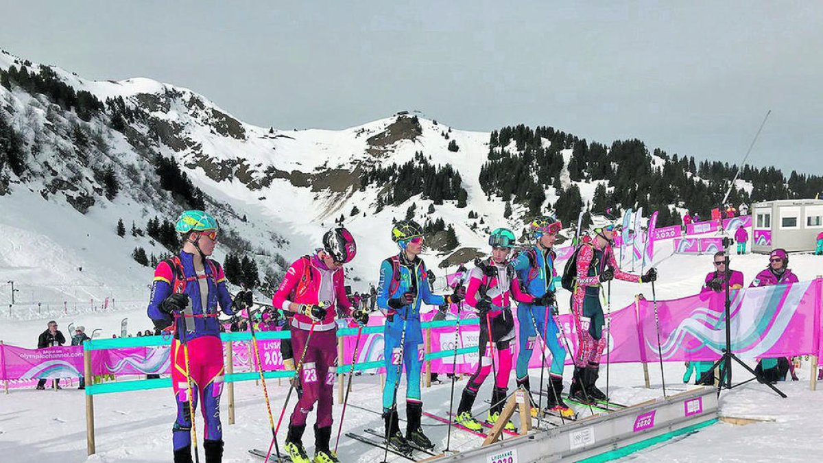 Vuitè lloc d'Oriol Olm a l'esprint de Lausana