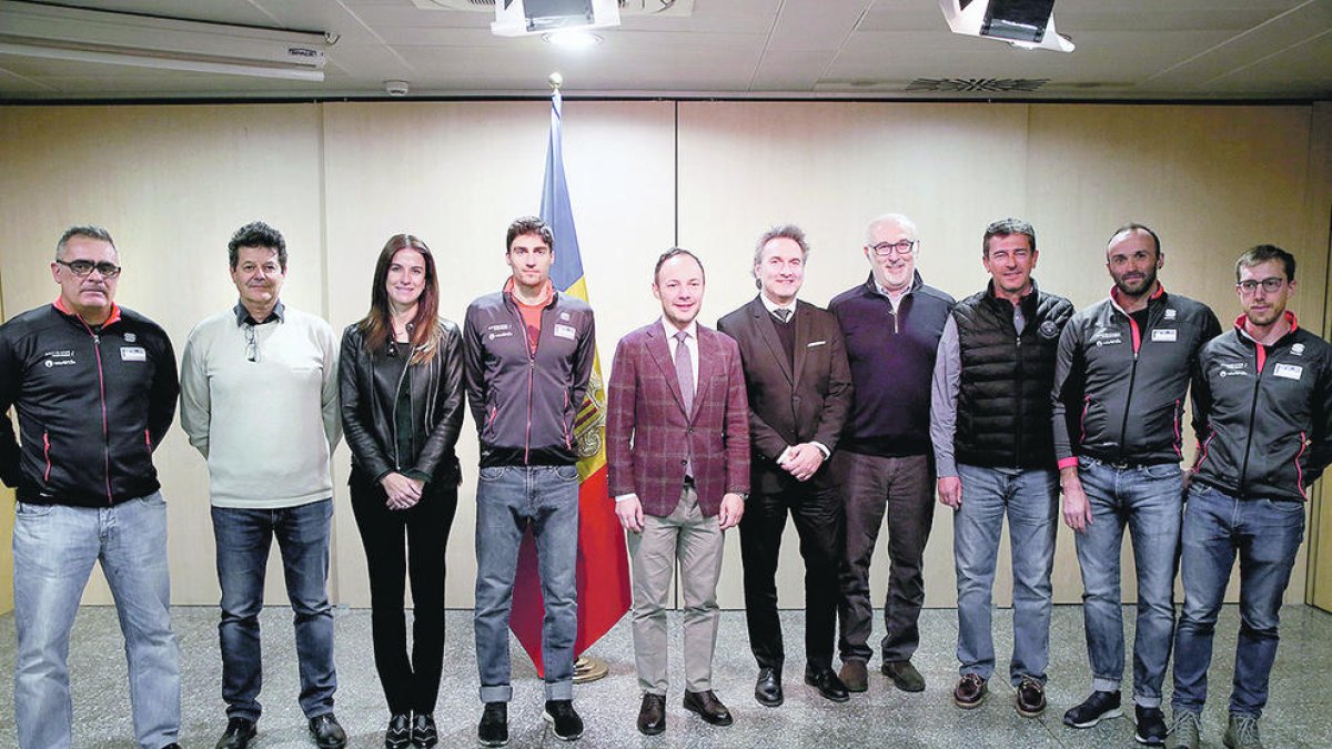 Irineu Esteve, rebut pel cap de Govern i la ministra Riva