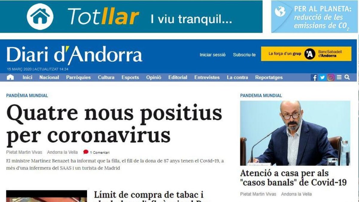 El Diari obre tots els continguts de la web