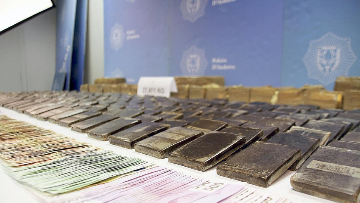 La policia retira 65 quilos de 'maria' i 55 d'haixix