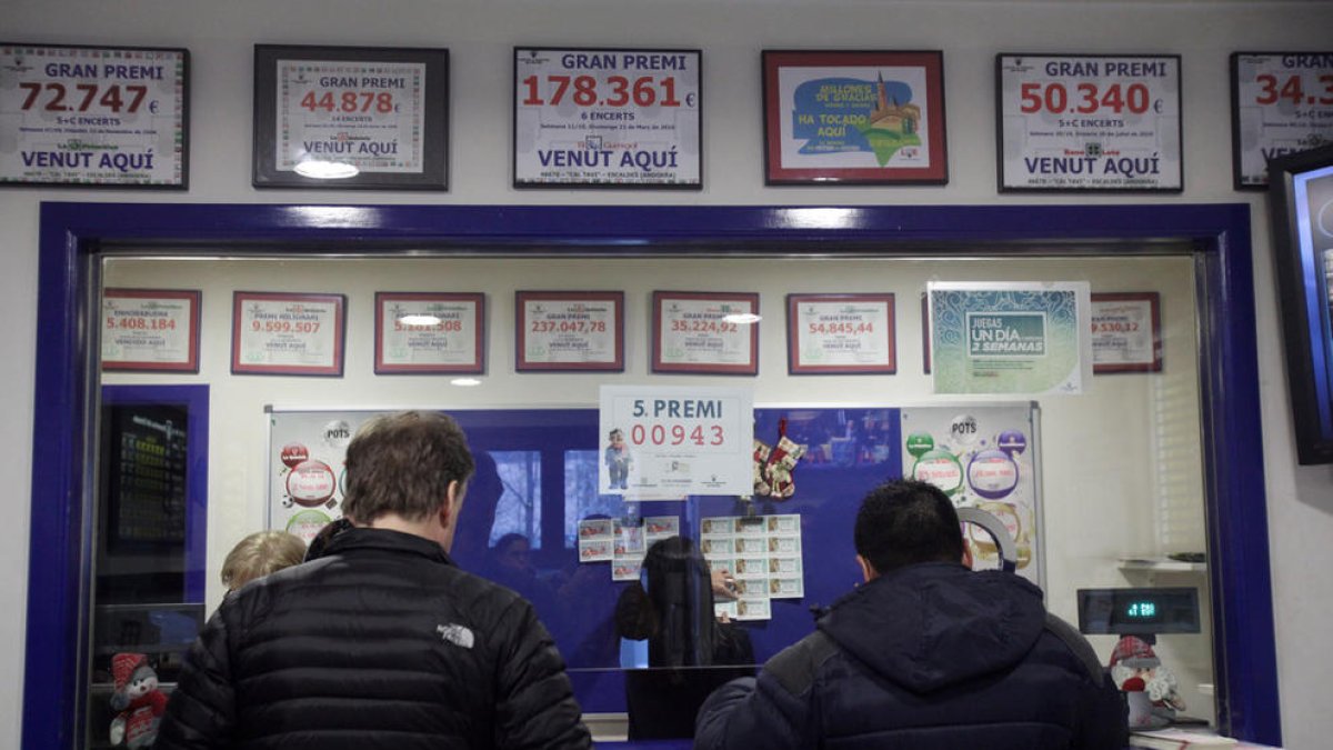 Les loteries espanyoles aportaran dos milions a l'any