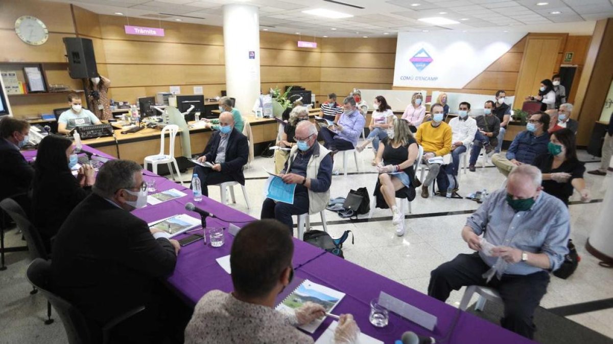 Reunió de treball a Encamp per parlar del pla de xoc