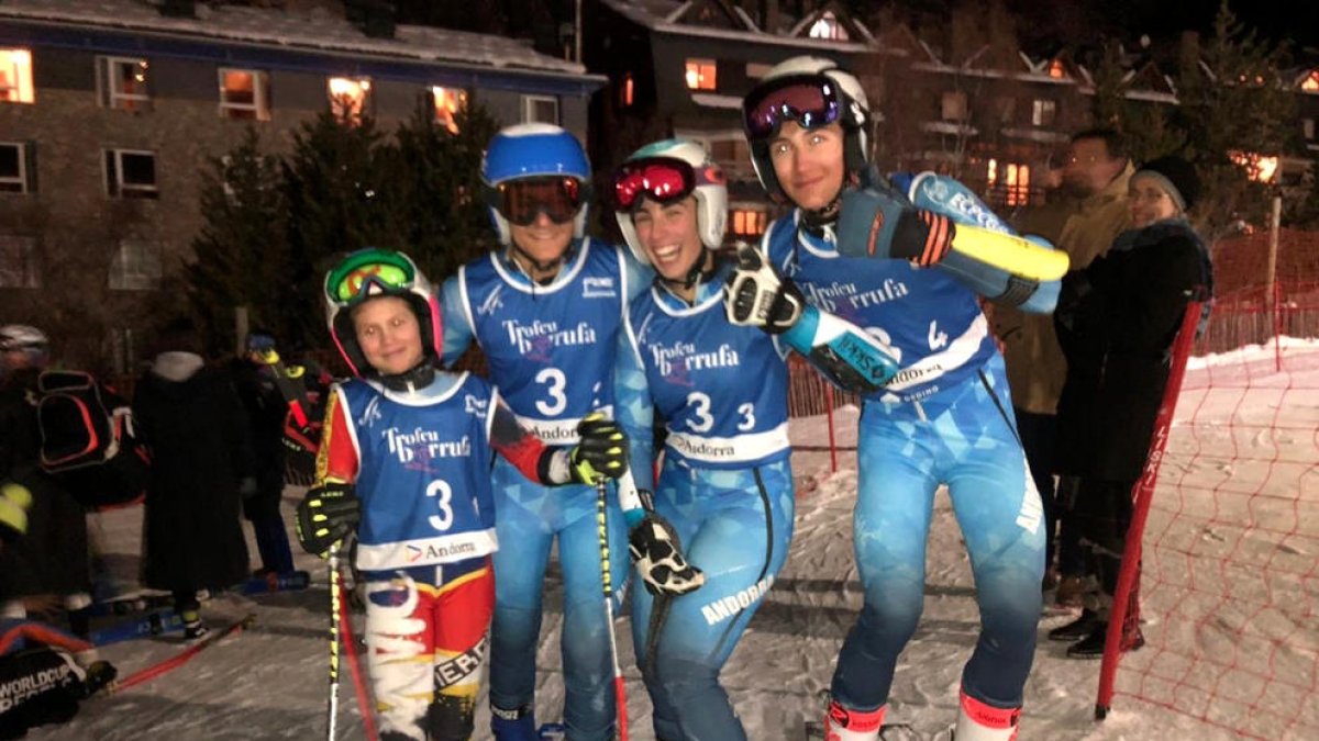 Andorra obté l'or al Team Event, la nova prova del Trofeu Borrufa