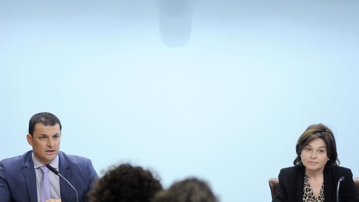 Els ministres Gallardo i Canals han comparegut avui