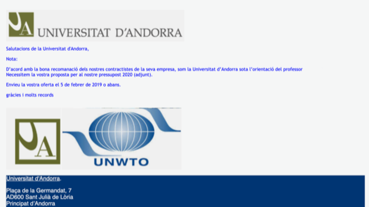 L'UdA denuncia una suplantació d'identitat
