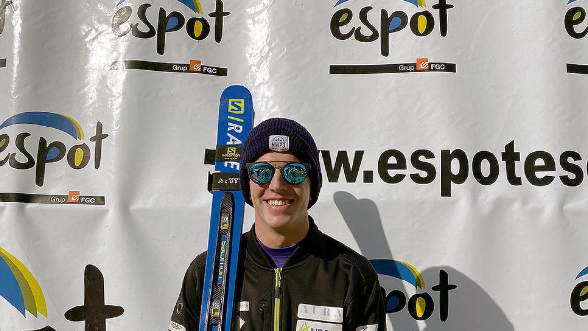 Victòria de Roger Puig a la Copa d'Europa de supergegant