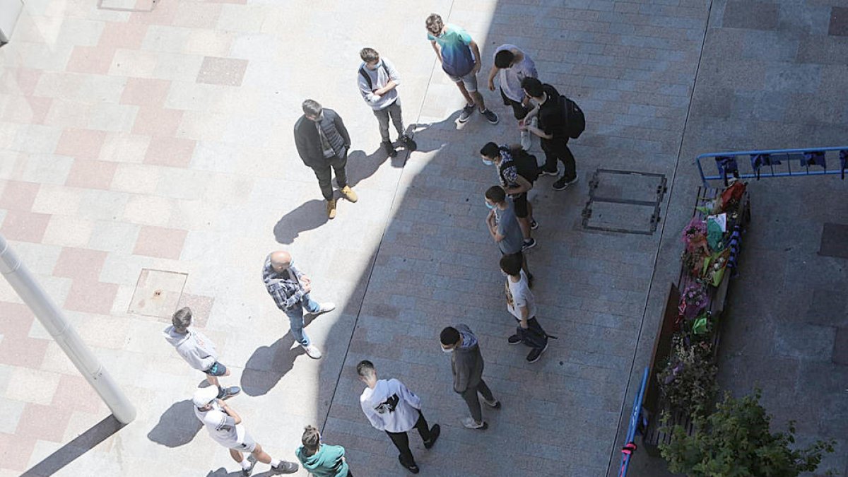 Els jugadors de l'Inter homenatgen Marcelo Ruiz