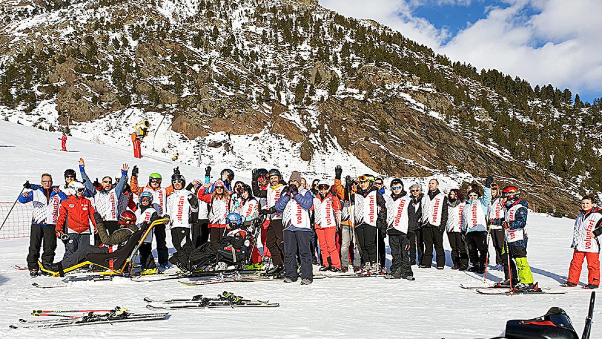 Segona sortida d'esquí de l'associació Hi Arribarem