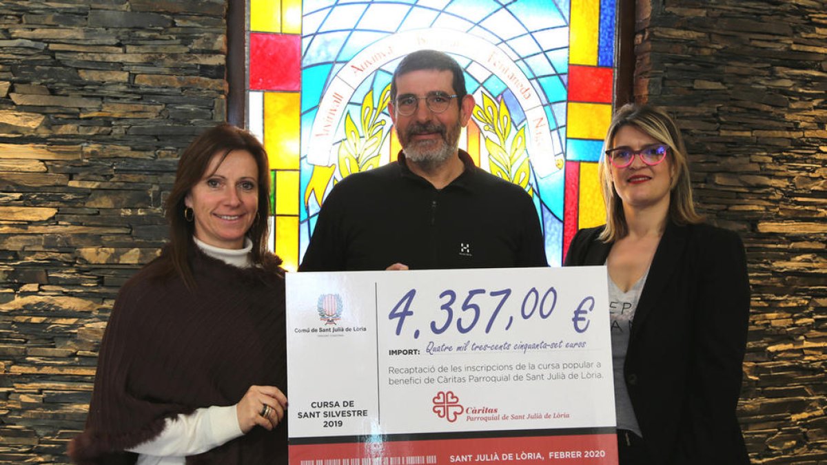 La Sant Silvestre recapta 4.357 euros per a Càritas