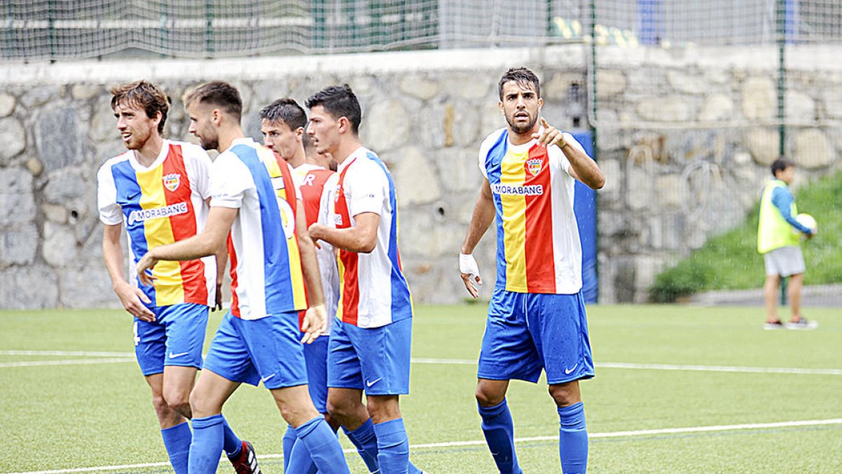 Ernest Forgas, a punt per al duel d'avui de l'Andorra contra el cuer