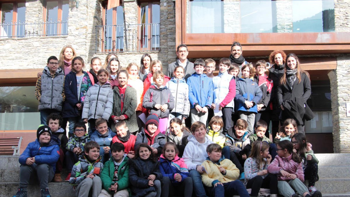 Els alumnes d'Ordino demanen més activitats amb la gent gran