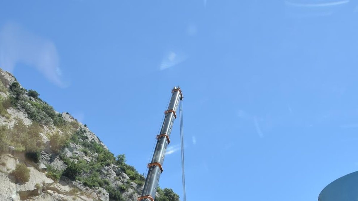 El revestiment del túnel de Tres Ponts obliga a fer un pas alternatiu tota la setmana