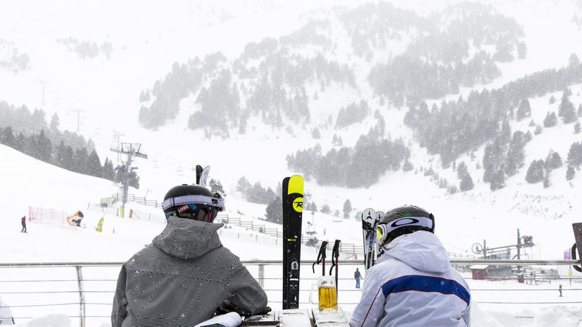 Caiguda del 20% al 50% de clients a Grandvalira