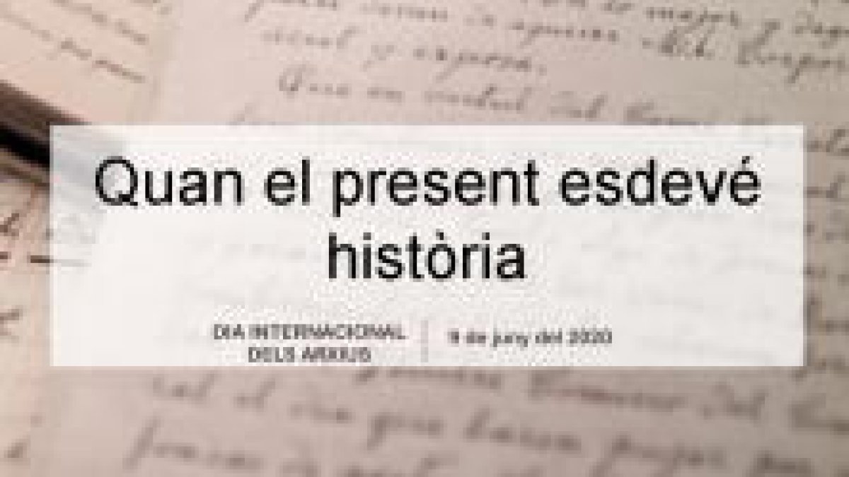 Exposició virtual 'Quan el present esdevé història (1975-2020). L'Arxiu com a garantia de futur'