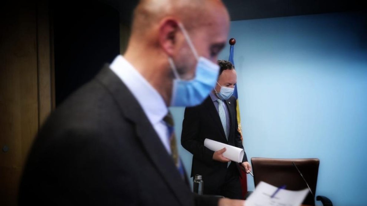 El ministre de Salut i el cap de Govern