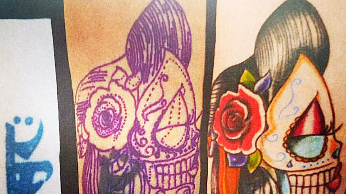 Penedir-se de la tinta