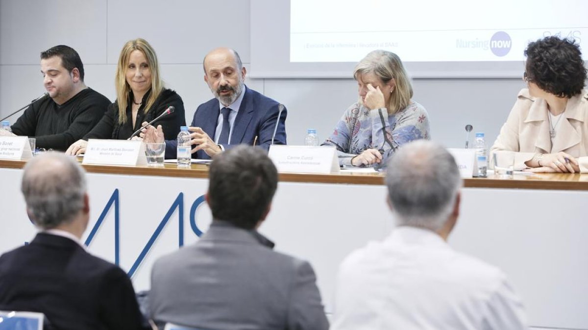 Benazet i Bonet presenten l'adhesió d'Andorra al 'Nursing Now'