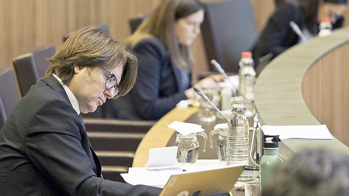 Naudi compara el PS amb Podemos en una sessió d'alta tensió al Consell
