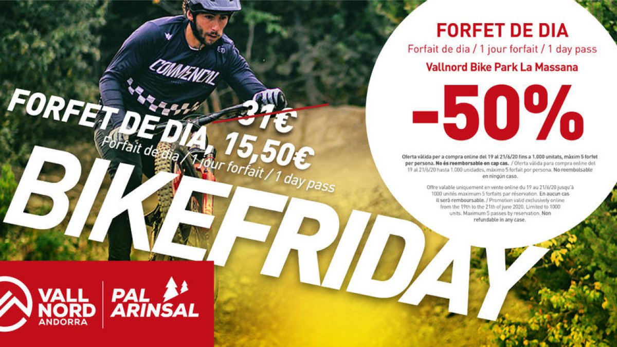Vallnord Pal Arinsal ofereix 1.000 forfets de dia al 50%