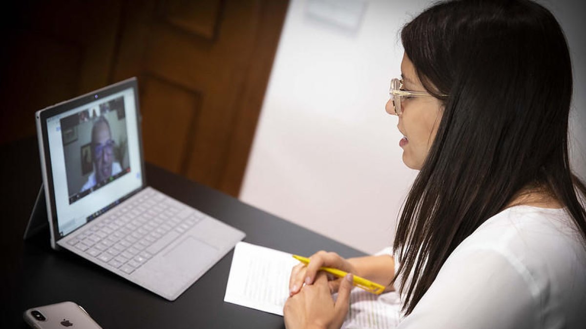 La consellera del comú d'Andorra la Vella, Meritxell López