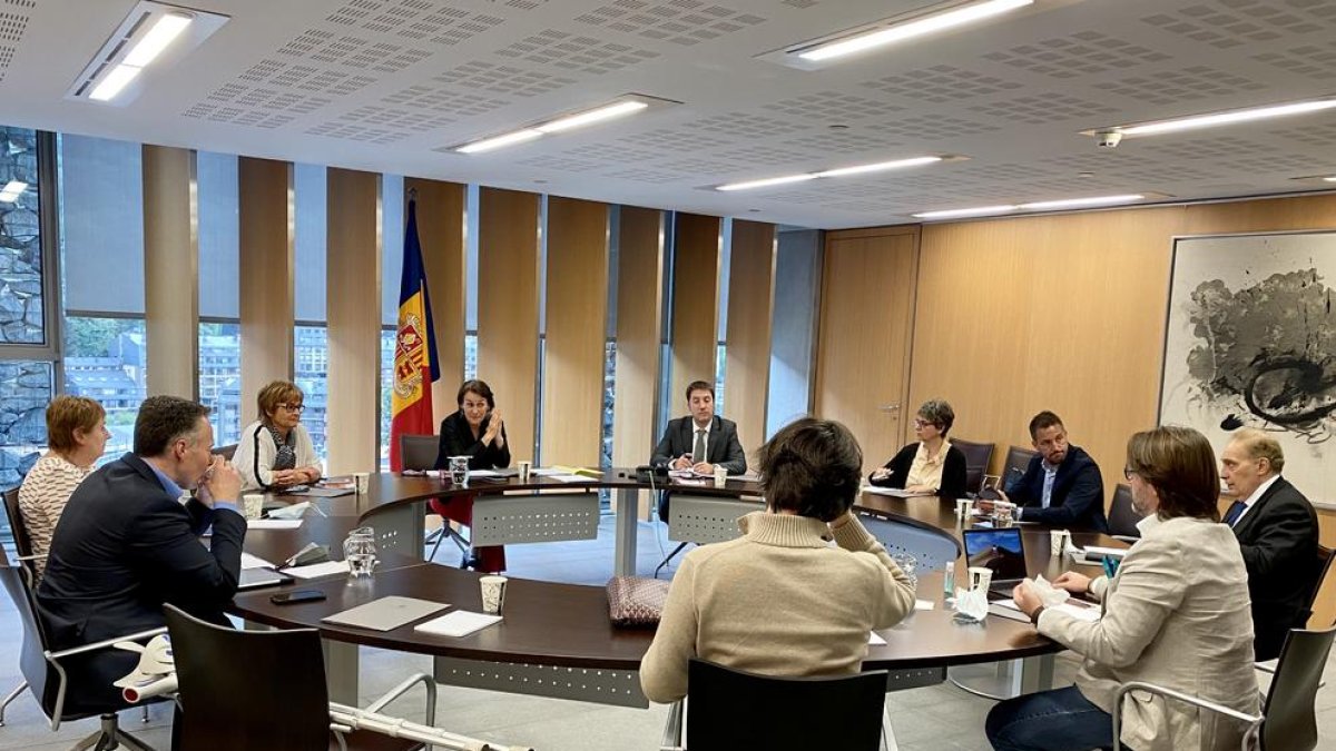 La reunió de la Junta de Presidents d'avui.