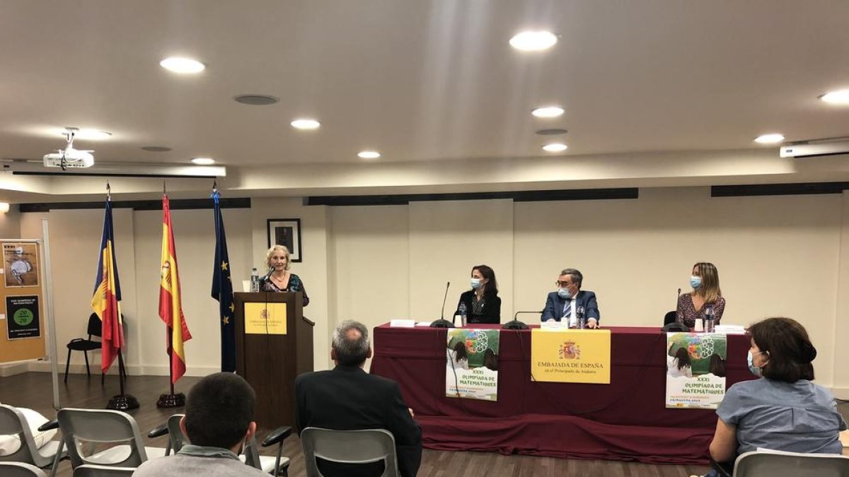 Entrega dels premis de l'Olimpiada de Matemàtiques