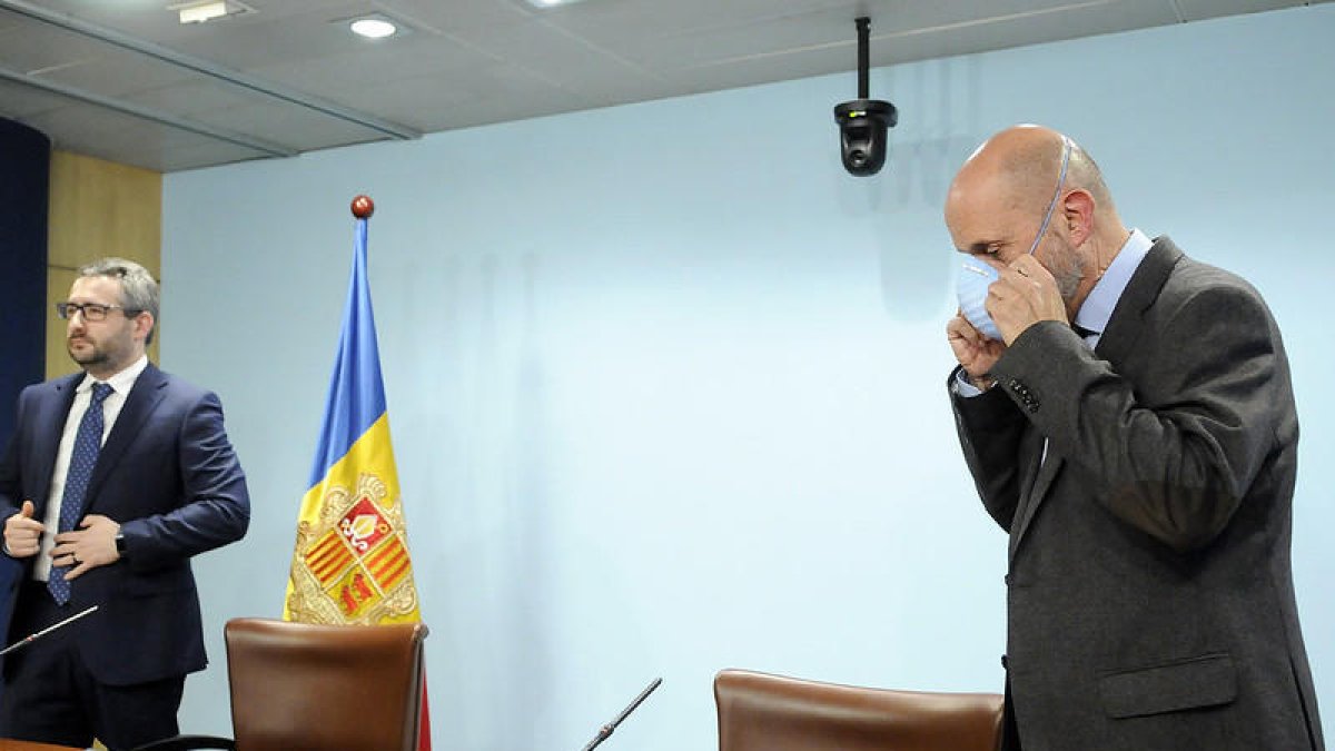 Els ministres Eric Jover i Joan Martínez Benazet
