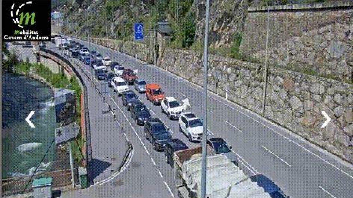 Cues de dos quilòmetres a la frontera hispanoandorrana