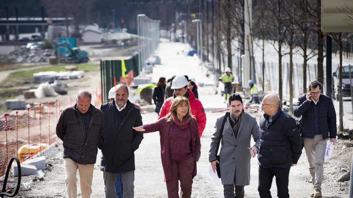 La remodelació de l'avinguda d'Enclar finalitzarà abans d'estiu
