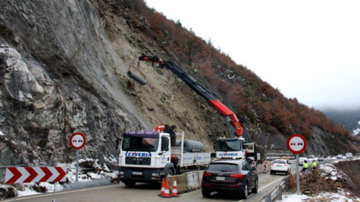 L'N-260 recuperarà la circulació pels dos carrils demà